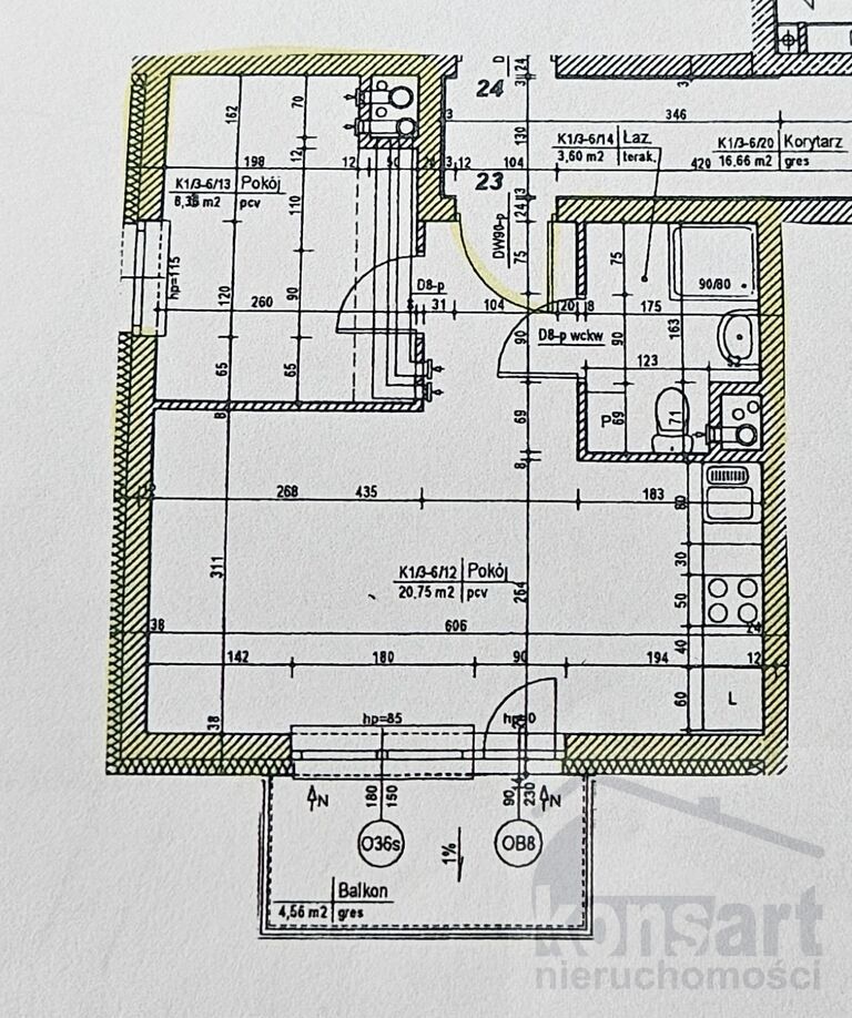 Dwa pokoje na Pomorzanach na wynajem (11)