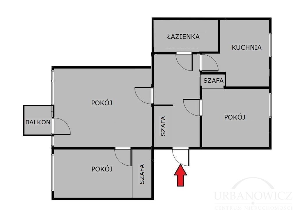 3-pok. mieszkanie, 1 piętro z balkonem Ogińskiego. (12)