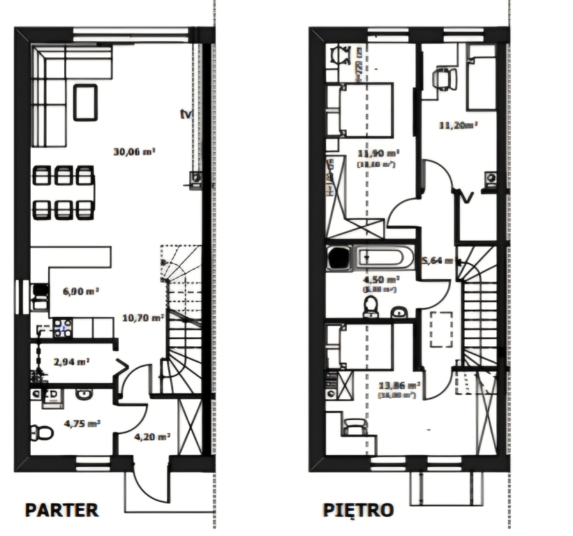 Komfortowe bliźniaki w Dołujach (2)