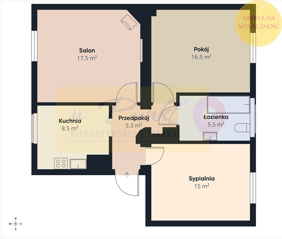 Mieszkanie 3 pokojowe w dobrej lokalizacji (10)