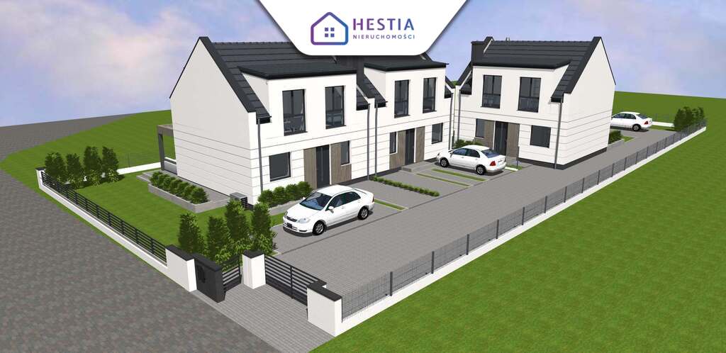 Bliźniak w Dobrej, 2 miejsca park., ogród (1)