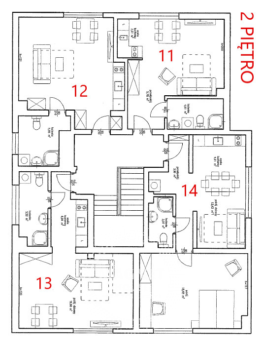 Apartamenty w kameralnej zabudowie 600m od plaży (7)