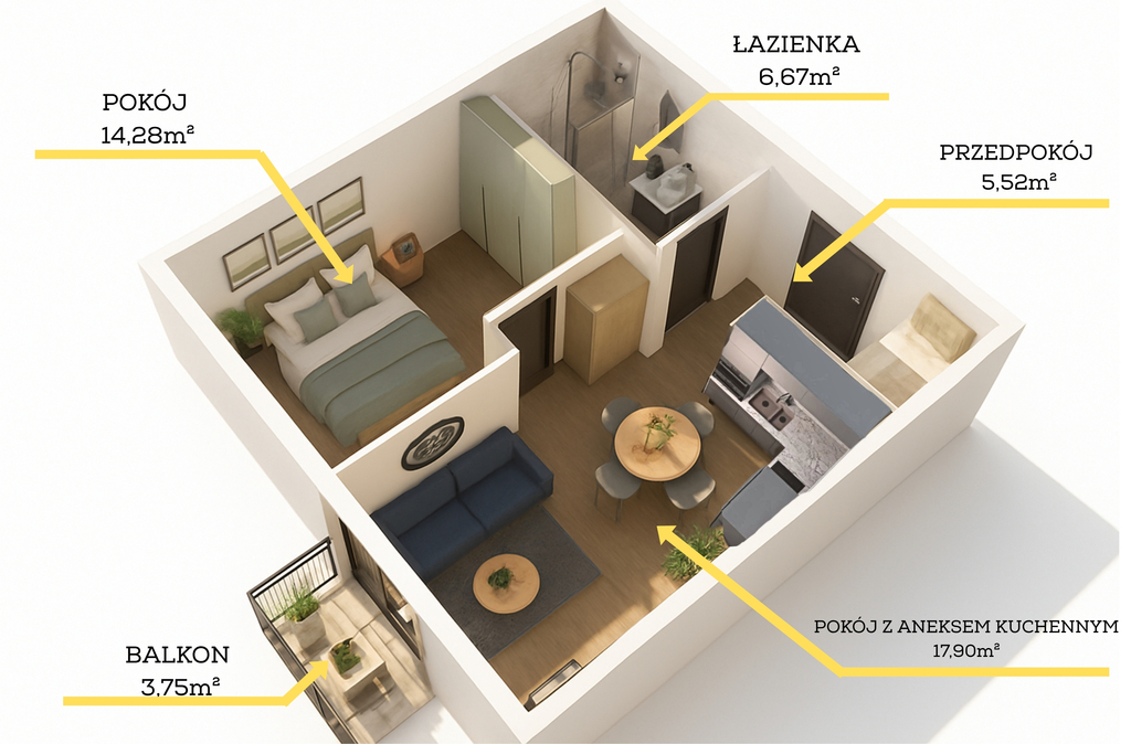 >>Nowe | 2 pok. | 3 piętr.| winda | 0% prowizja (3)