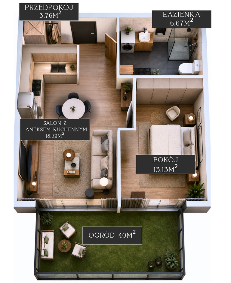 2 pok. | 3 piętr.| winda | balkon | 0% prowizja (4)