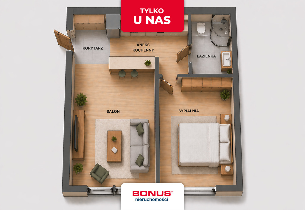 Mieszkanie przy Parku, zielone odiedle (1)