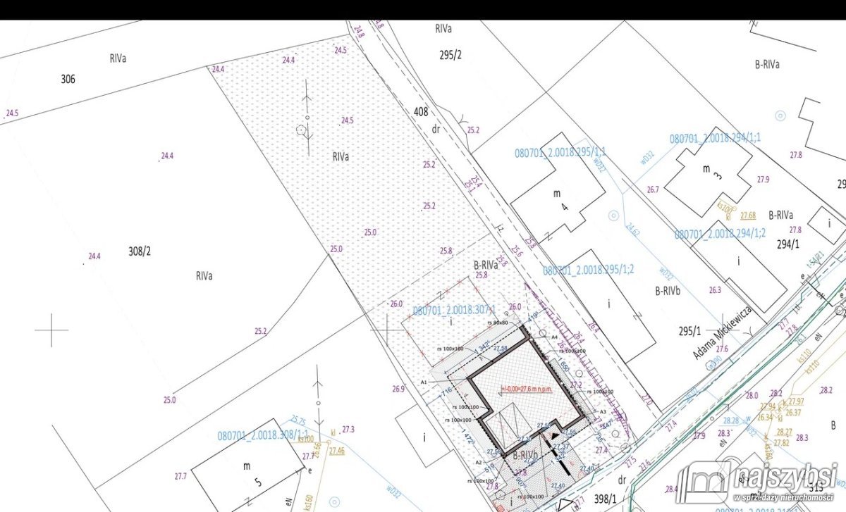 Rudnica - działka 1723 m2  z projektem budowlanym (5)