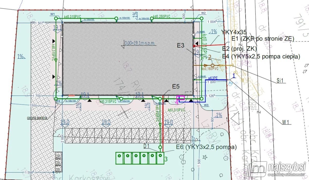 Karkoszów- Działka inwestycyjna pod halę przy DK22 (2)
