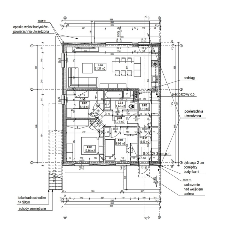Gumieńce- 4 pokojowe apartamenty z ogrodem (3)