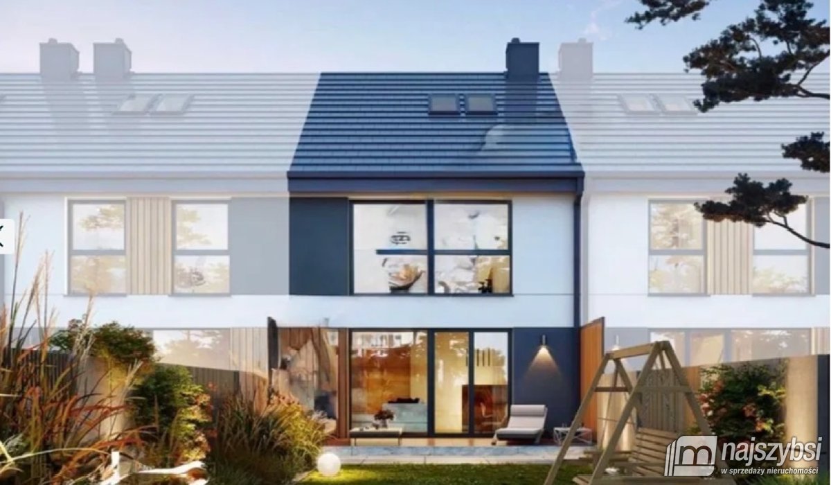 STARGARD- szeregowce 133m2 blisko jeziora Miedwie (7)