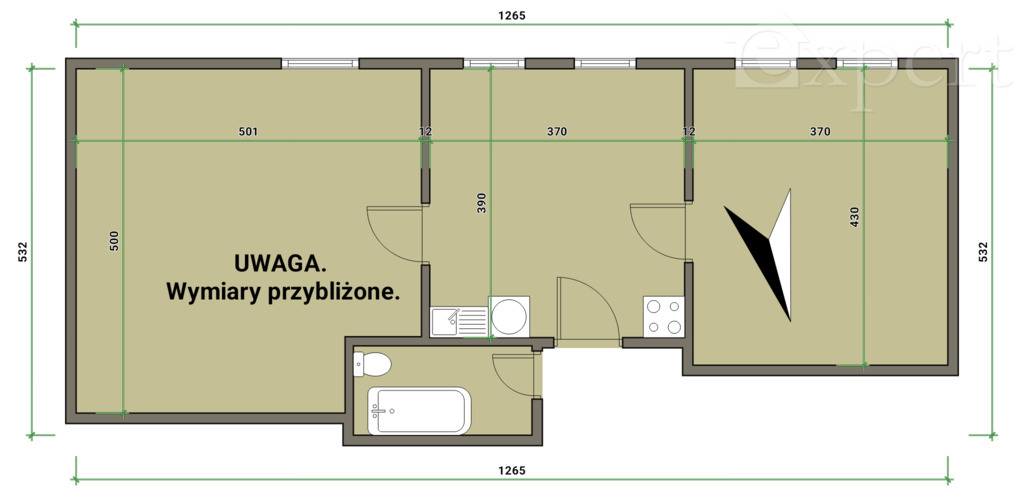 Duże mieszkanie przy parku 116m2-ul Bydgoska. (15)