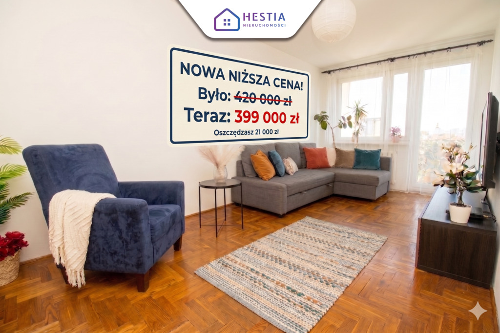 Słoneczne 3 pokoje + balkon, widok, cisza (1)