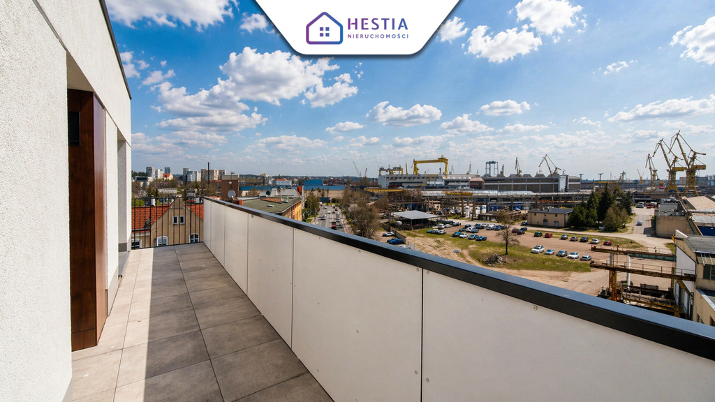 Kawalerka z widokiem na stocznię | Taras | Garaż (7)