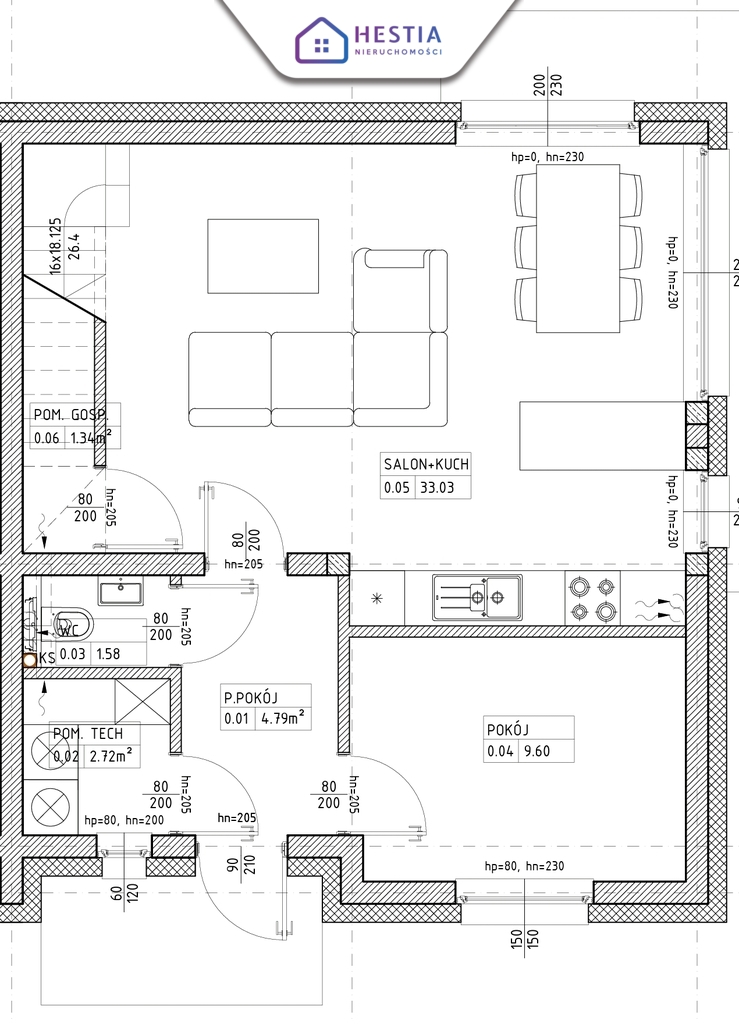 Bliźniaczy, 102 m2, Wołczkowo  (4)