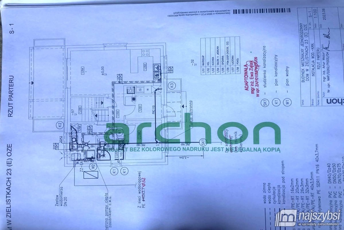 Golczewo/Upadły-dom w stanie surowym, dz. 1370m2 (16)