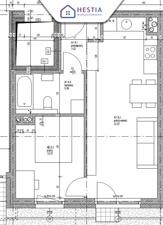 Dwupokojowe mieszkanie z ogródkiem! (1)