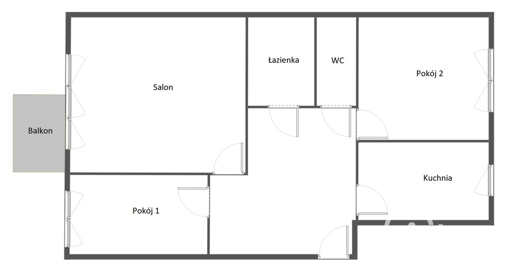 Słoneczne 3 pokoje z balkonem, os. Majowe (13)