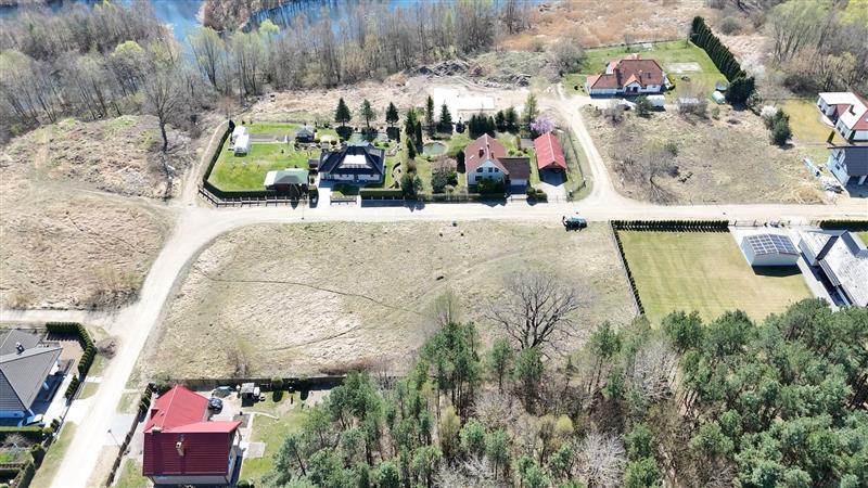 Działka bud. z lasem, widok na rzekę, Krzywopłoty (3)