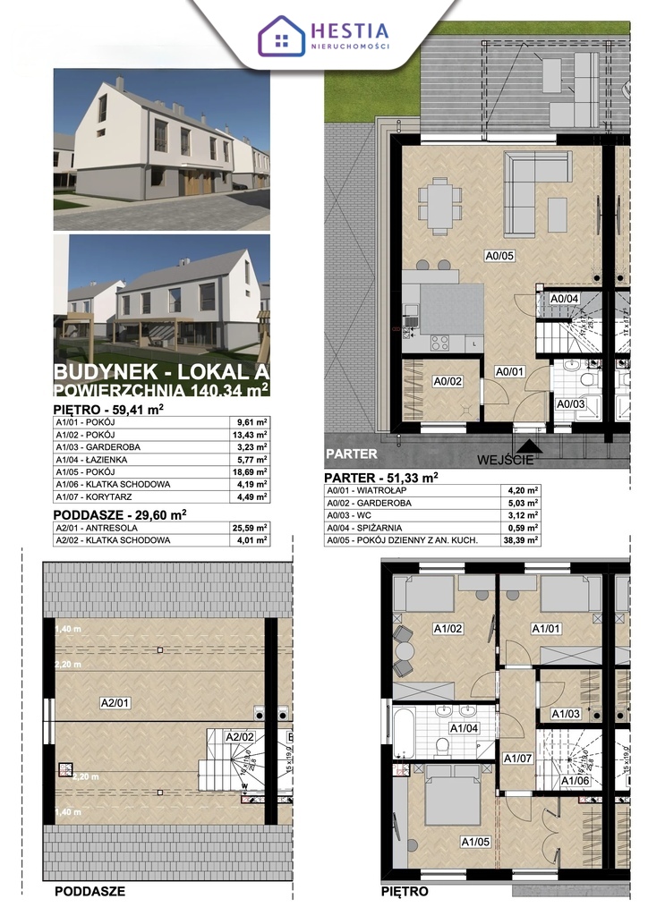 Bliźniaki z garażem Gumieńce/Mierzyn. (5)