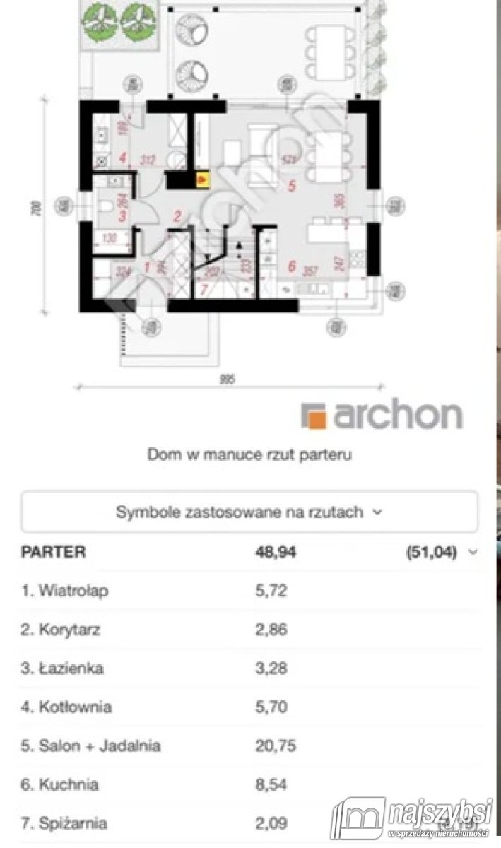 STARGARD- dom wolnostojący 101m2 w pobliżu jeziora (10)