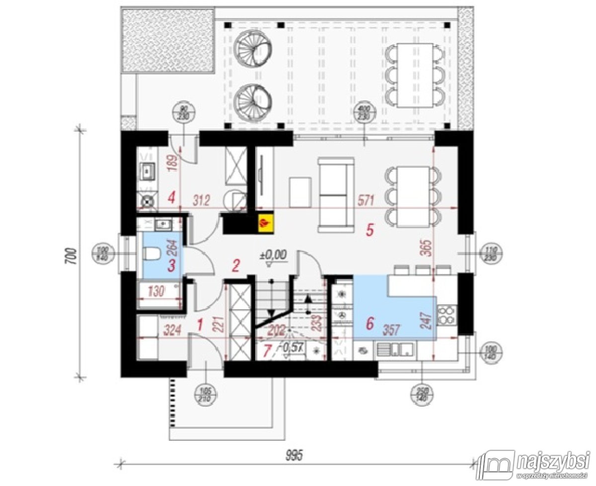 STARGARD- dom wolnostojący 101m2 w pobliżu jeziora (8)