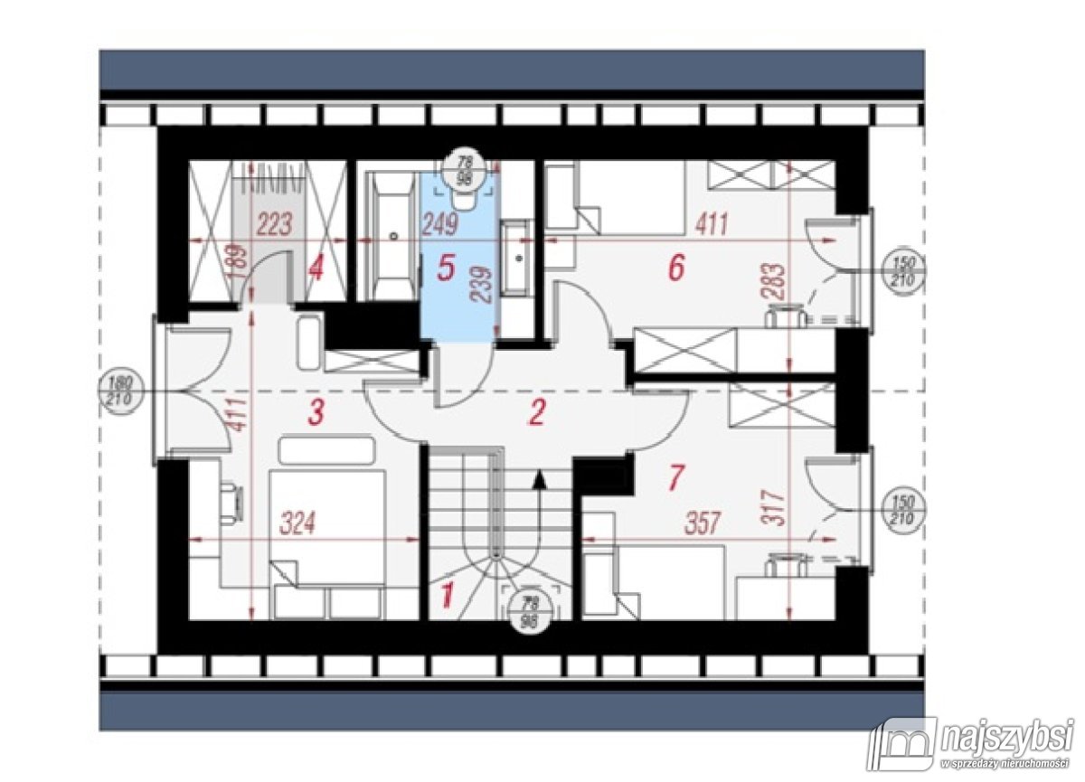 STARGARD- dom wolnostojący 101m2 w pobliżu jeziora (9)