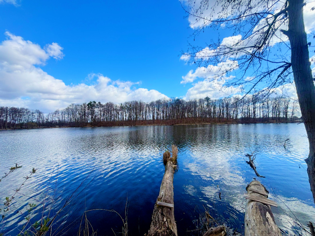 Działka budowlana z linią brzegową jeziora (2)