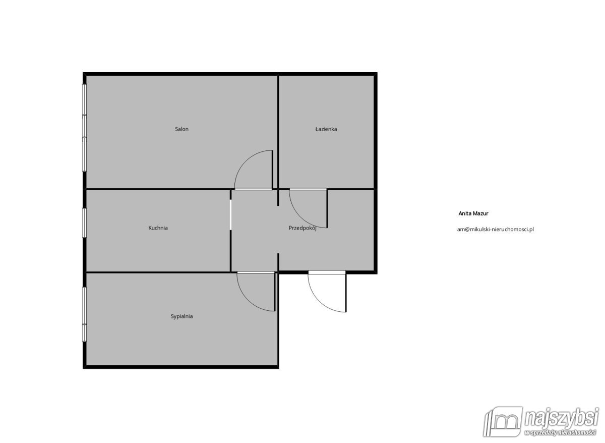 Koszalin - 2-pokojowe mieszkanie dostępne od ręki! (10)