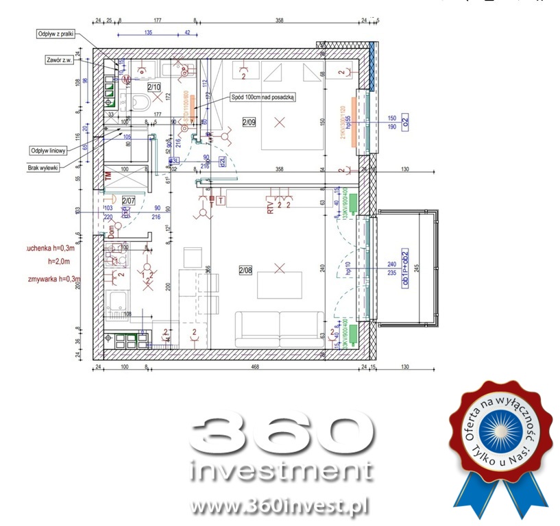 Kazimierska 2013r, balkon, komórka, miejsce post. (2)