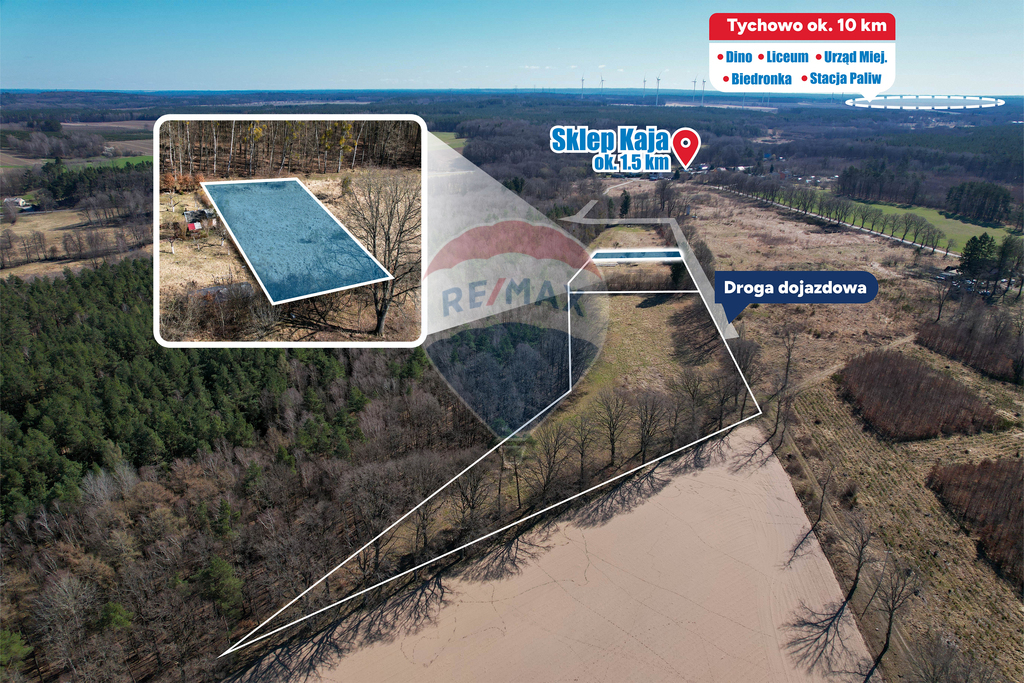 Działka rolna z potencjałem zabudowy - Słonino (1)