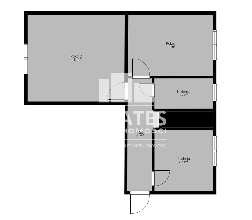 Okazja 2 pokoje na Pogodnie parter (10)
