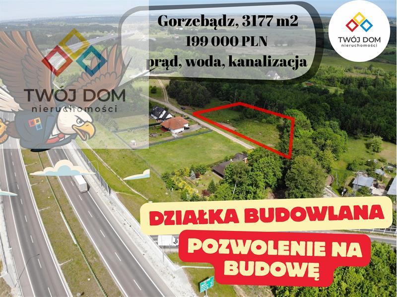 Działka budowlana - Gorzebądź  (1)