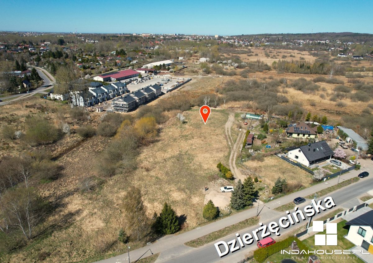 Działka budowlana MPZP. Dzierżęcińska, Rokosowo, K (2)