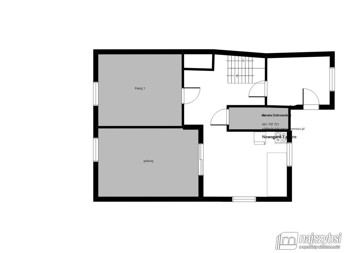Nowogard- dom z budynkiem usługowym oraz dochodem (26)