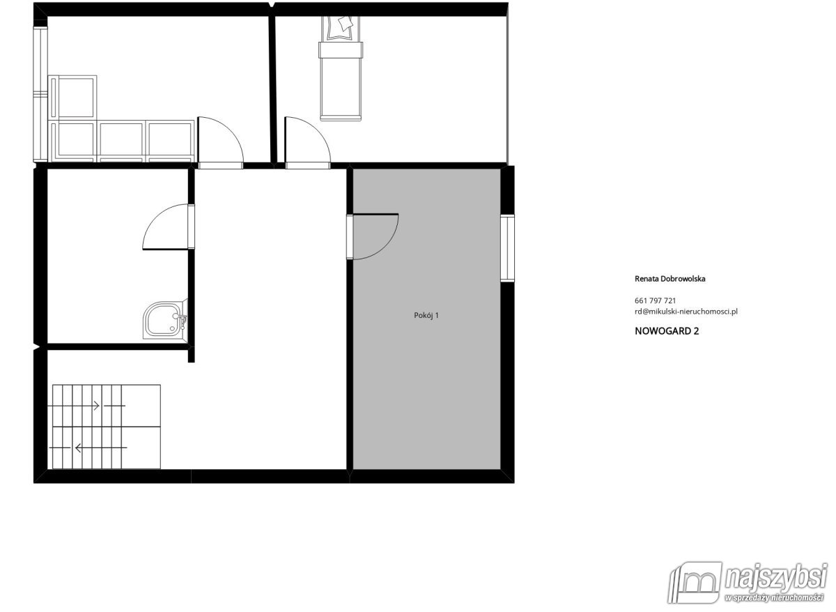 Nowogard- dom z budynkiem usługowym oraz dochodem (27)