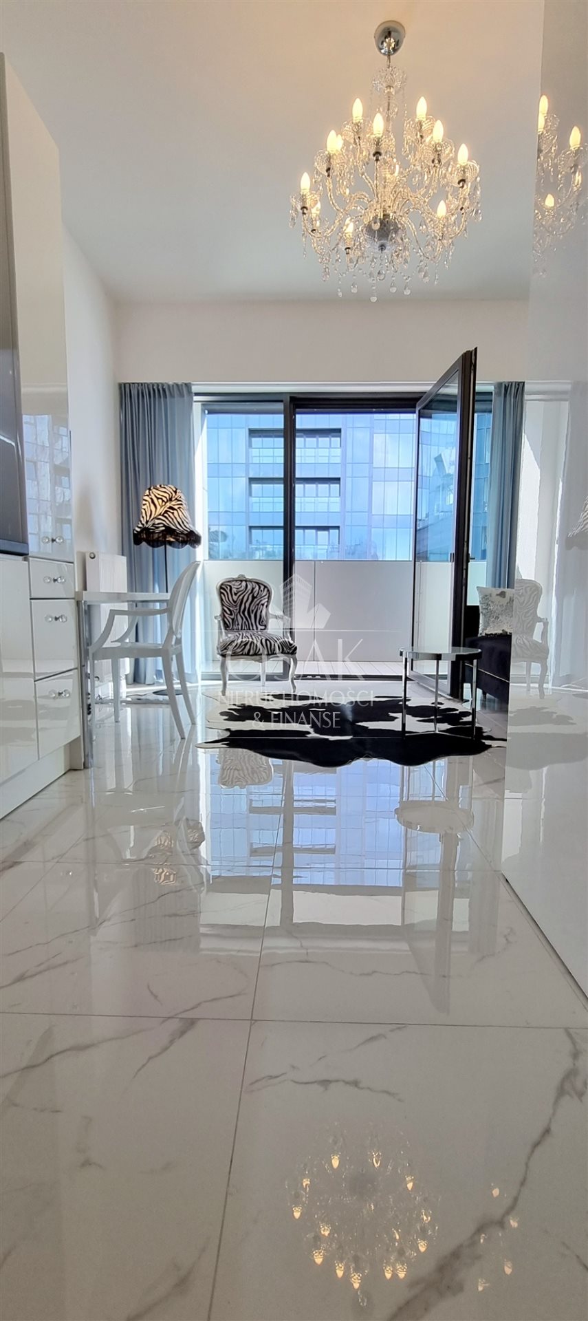 Luksusowy 1 pok. apartament z loggią - Hanza Tower (6)