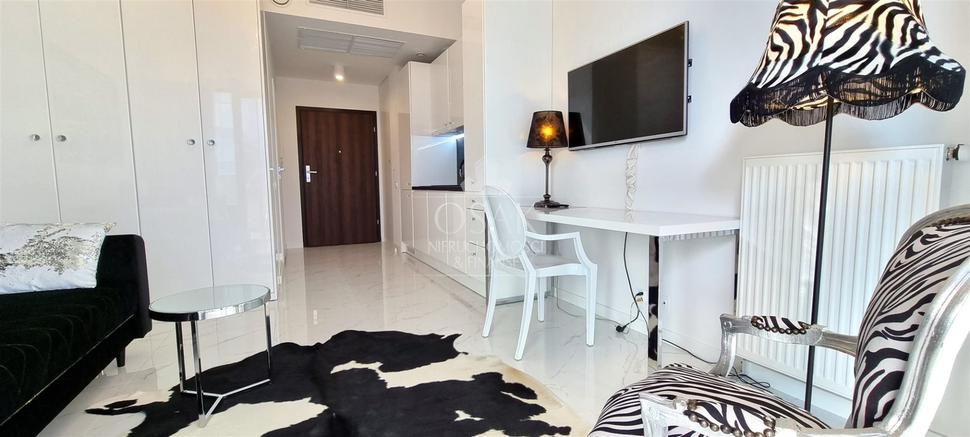 Luksusowy 1 pok. apartament z loggią - Hanza Tower (8)