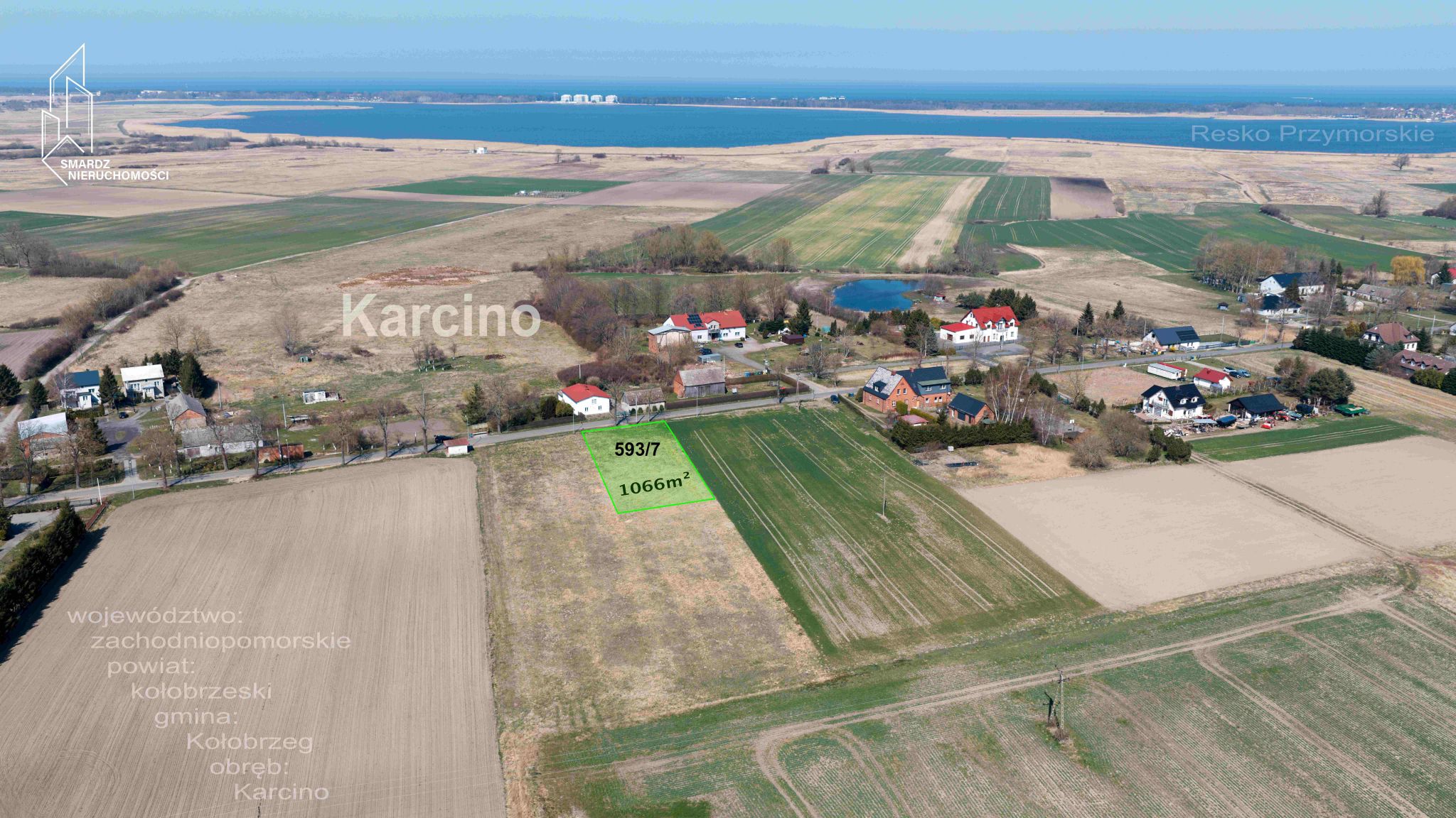 Karcino działka budowlana na sprzedaż - gmina Kołobrzeg. (10)