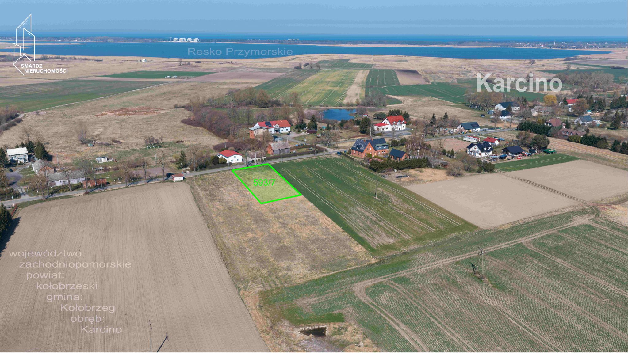 Karcino działka budowlana na sprzedaż - gmina Kołobrzeg. (20)
