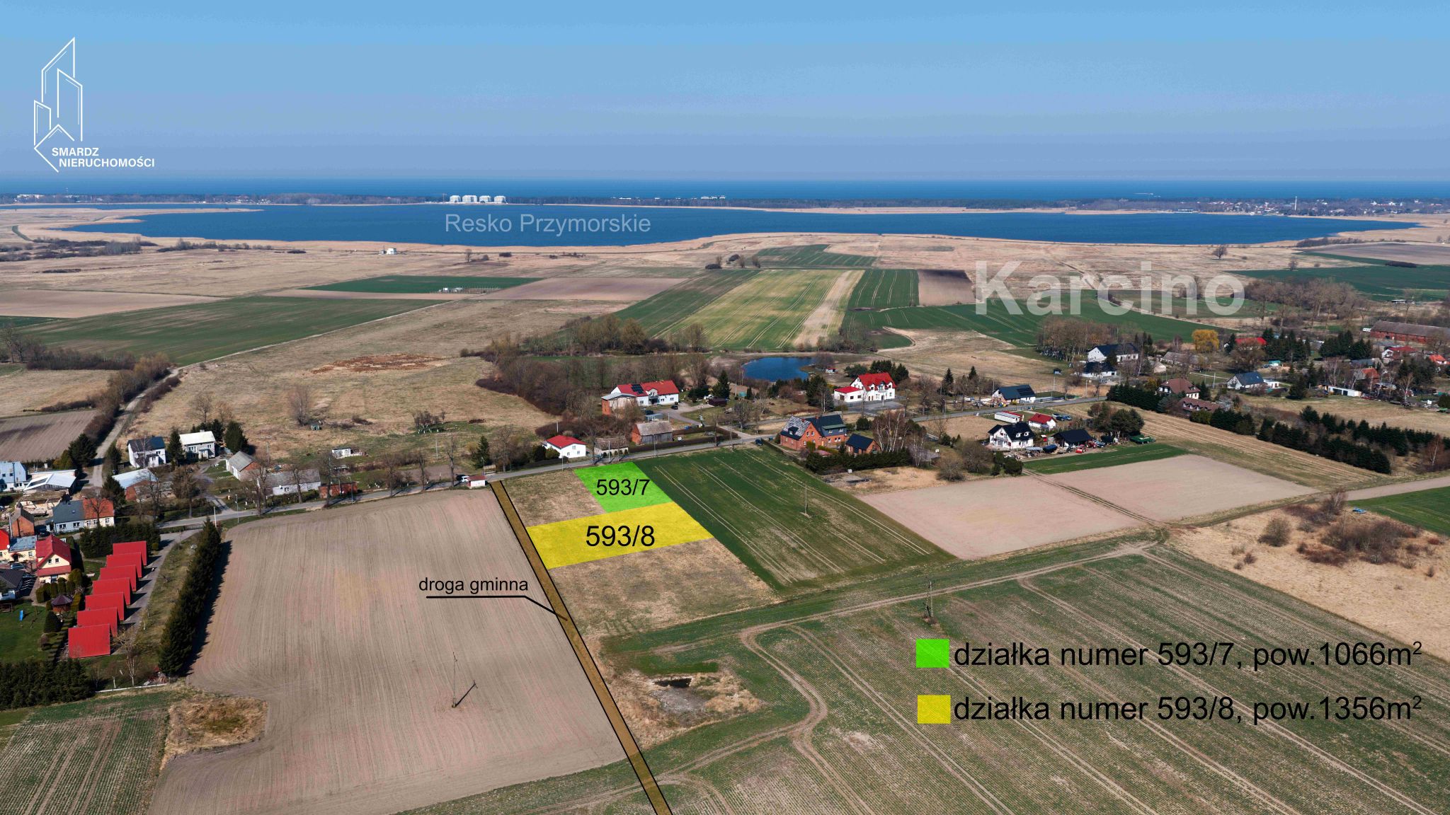 Karcino działka budowlana na sprzedaż - gmina Kołobrzeg. (60)