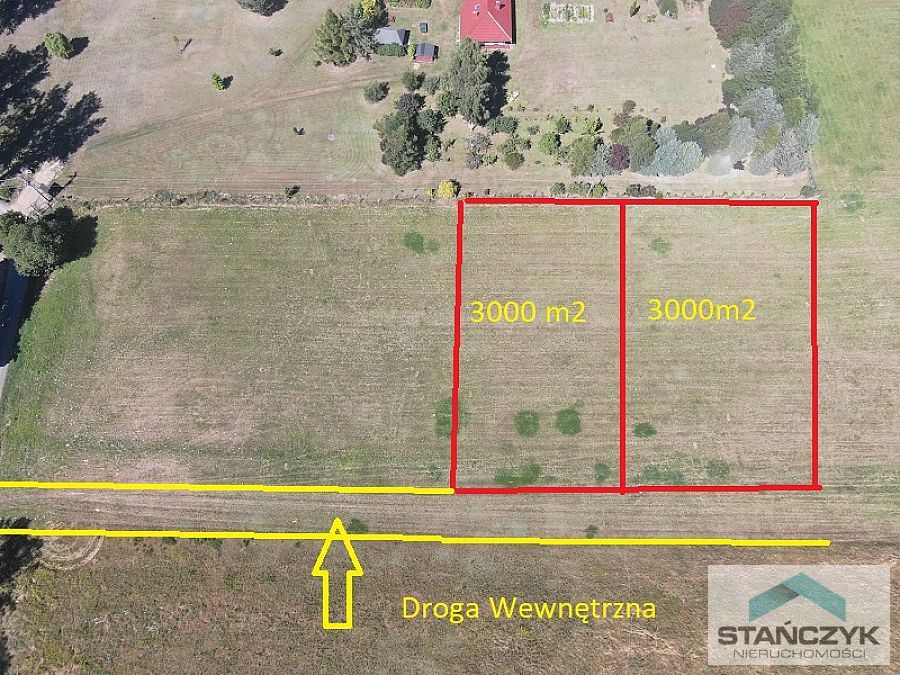 Duża Działka Budowlana 3000 m2 - Pas Nadmorski  (2)