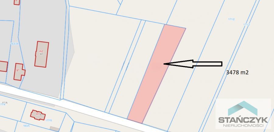 Duża Działka Budowlana 3478 m2 - 55 zł m2  (2)