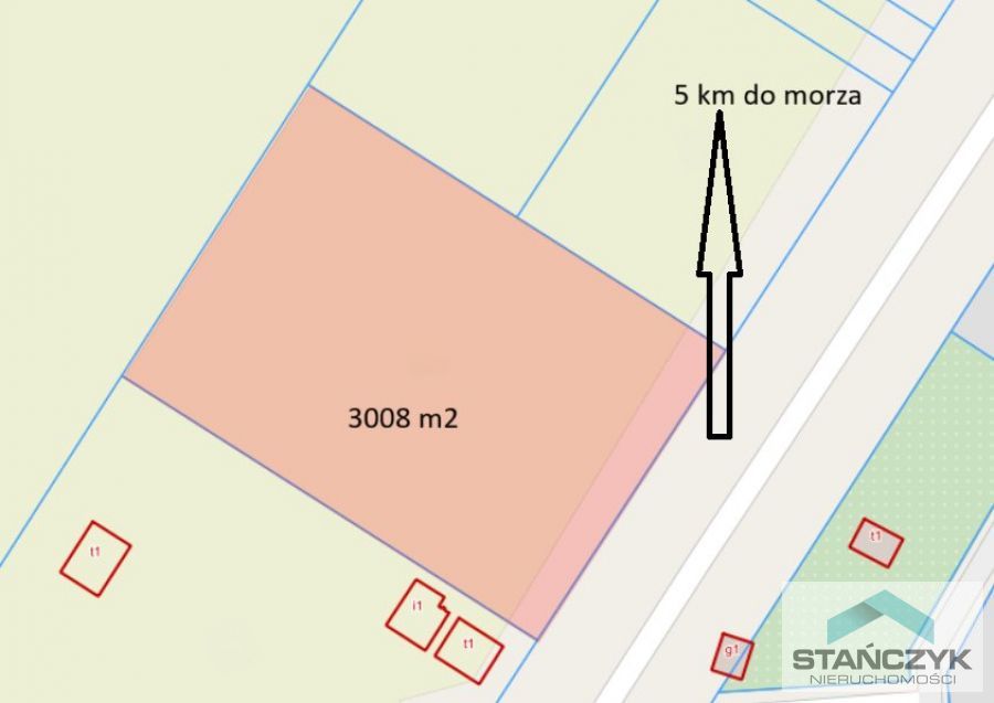 Duża Działka 3687 m2 - Blisko Morze (2)