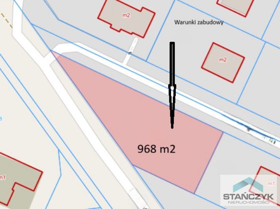 Działka z Warunkami Zabudowy 968 m2 - Osiedle Chop (5)