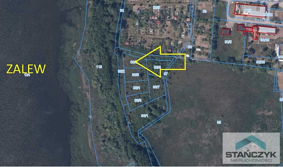 100 m do Zalewu Kamieńskiego Działka Rolno -  Rekr (2)
