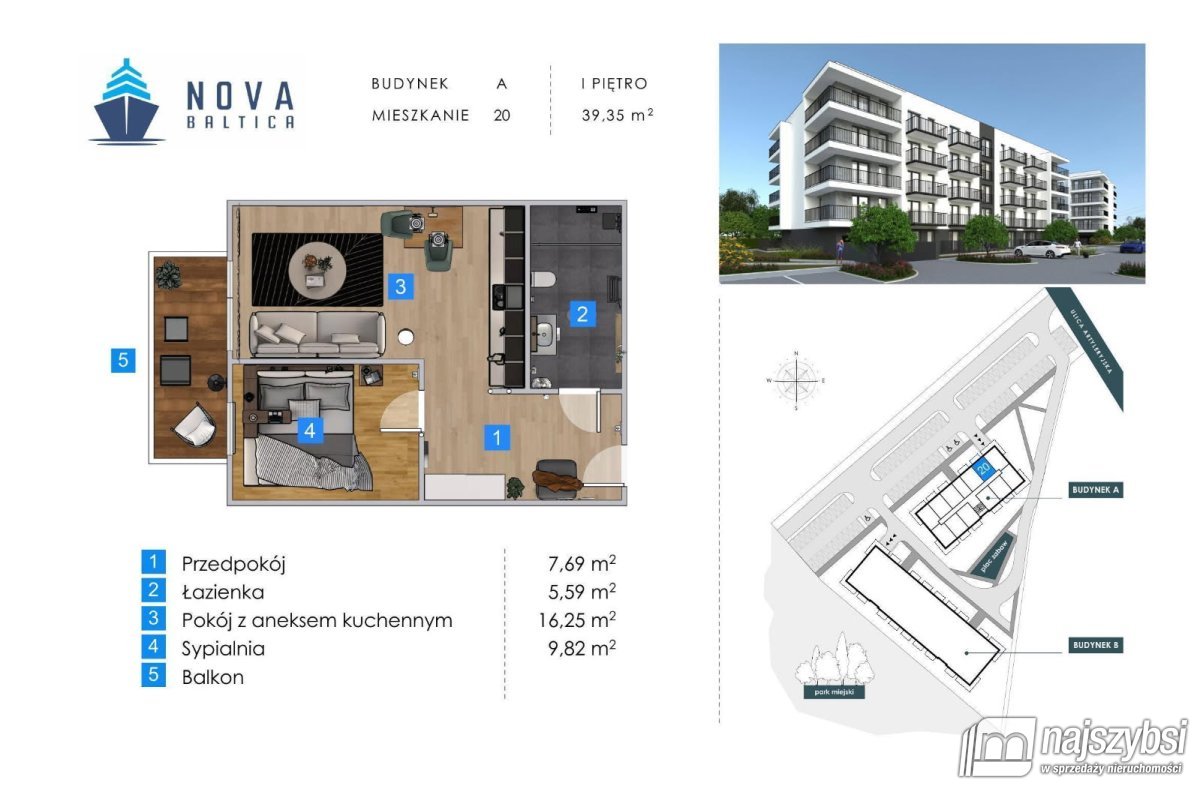 Kołobrzeg-2pok. z miejscem  postojowym i komórką (17)