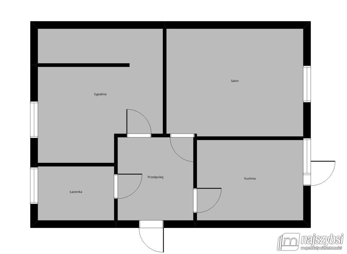 STARGARD- NA SPRZEDAŻ 2-POKOJE 52m2| OGRÓDEK (11)