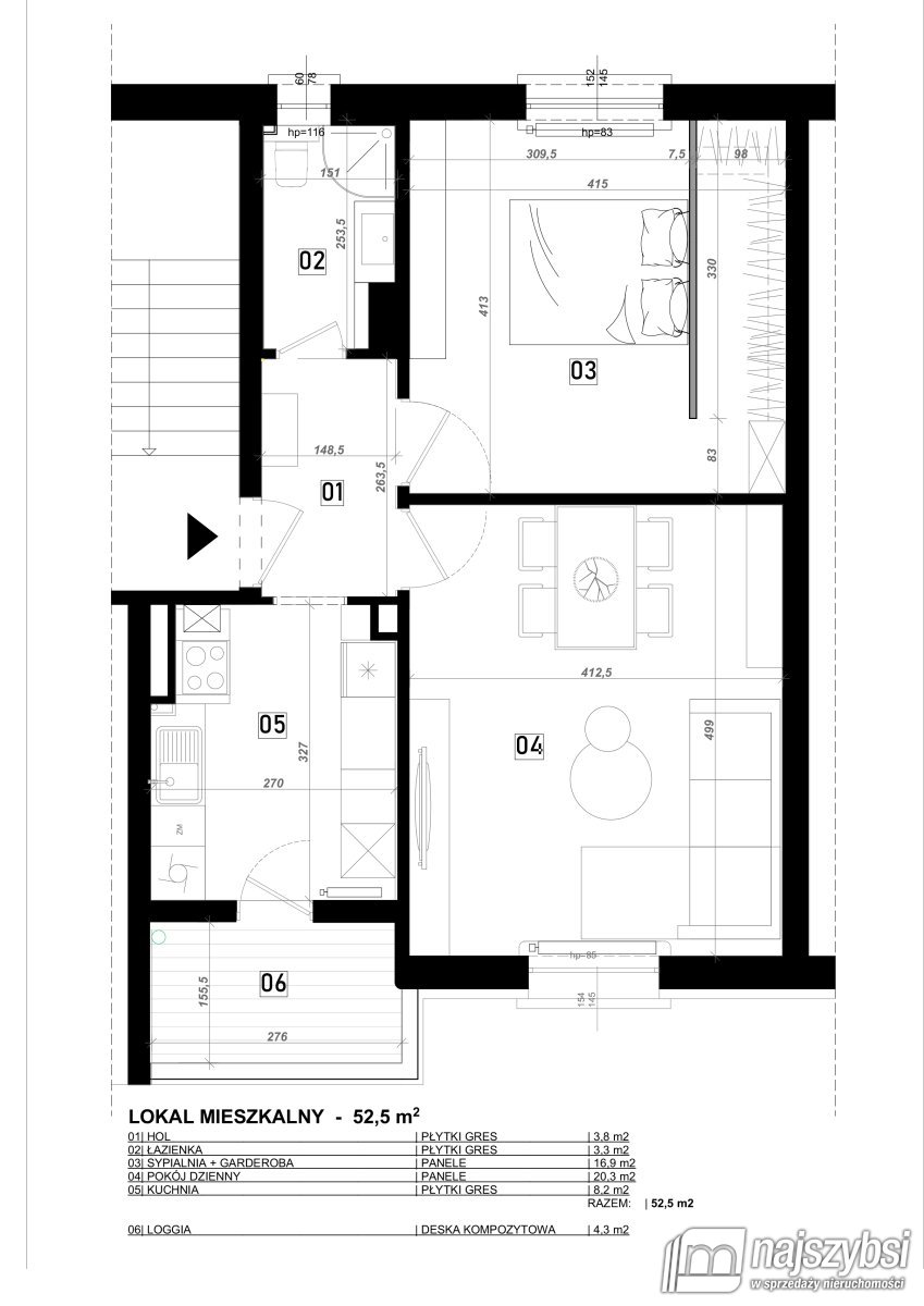 STARGARD- NA SPRZEDAŻ 2-POKOJE 52m2| OGRÓDEK (22)