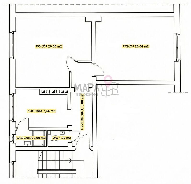 2 Duże pokoje | Pełne wyposażenie | 58,4m2 (15)