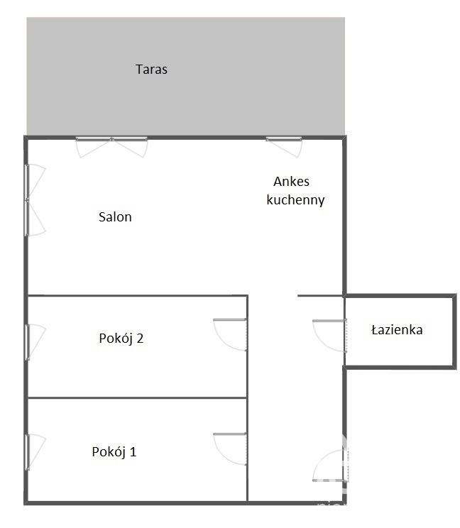 Warszewo, 3 pokoje, 1 piętro, taras 12 m2 (9)
