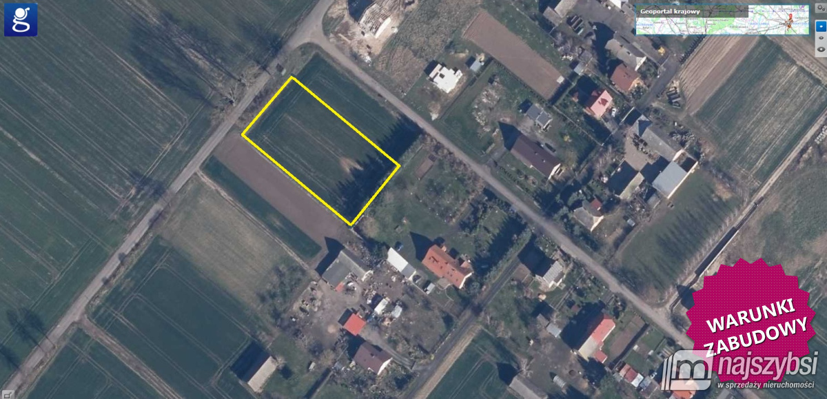 Warnice -duża działka pod zabudowę mieszkaniową. (1)